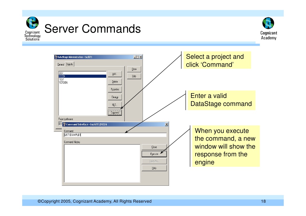 Execute Command In Datastage